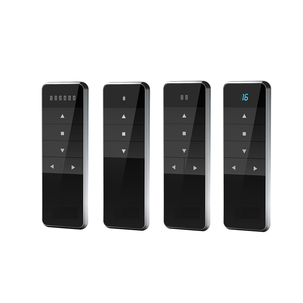 A-OK AC140 -01  üveg fedlapos távirányító fekete színben